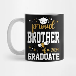 Proud brother of a 2024 graduation Class of 2024, Graduation Mug